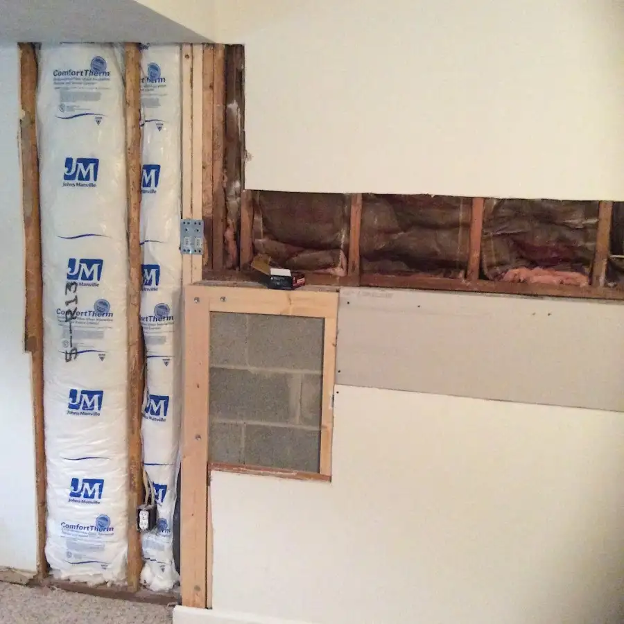 Wall insulation replacement during Contents Cleaning & Restoration in Chickasha